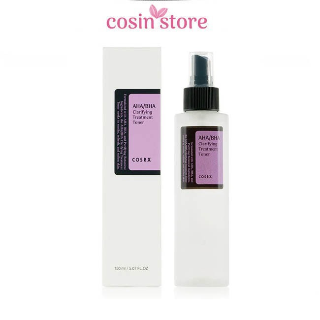 Toner Nước Hoa Hồng Cosrx Aha Bha Clarifying Treatment 150ml 100ml