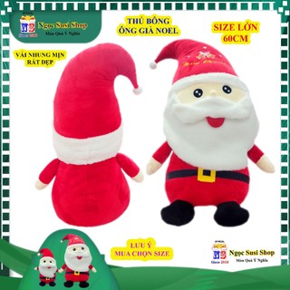 THÚ NHỒI BÔNG ÔNG GIÀ NOEL NGỒI DÀNH CHO BÉ SIÊU ĐẸP VẢI NHUNG RẤT MỊN - MUA CHỌN SIZE [NGỌC SUSI]