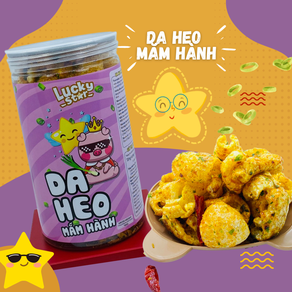 Da Heo Chiên Giòn Mắm Hành Lucky Star Hũ 150g Combo ăn Vặt Ngon Rẻ Cay Shopee Việt Nam 5577