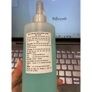 [cty] Skin Comfort Refreshing Toner - Nước Cân Bằng Bruno Vassari Cho Da Nhạy Cảm