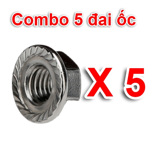 Đai Ốc Liền Long Đen M6 Ecu Tán Liền Long Đen Inox304 Set 10 con đai ốc ...