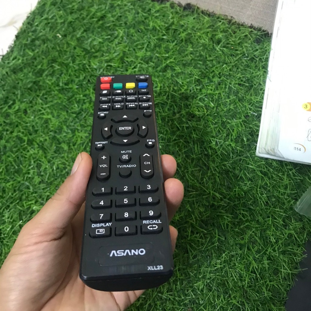 Remote điều khiển tivi asano loại ngắn hàng tốt dòng smart