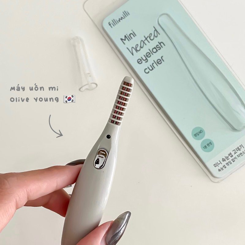 Máy uốn mi nhiệt Olive Young Fillimilli Mini Heated Eyelash Curler