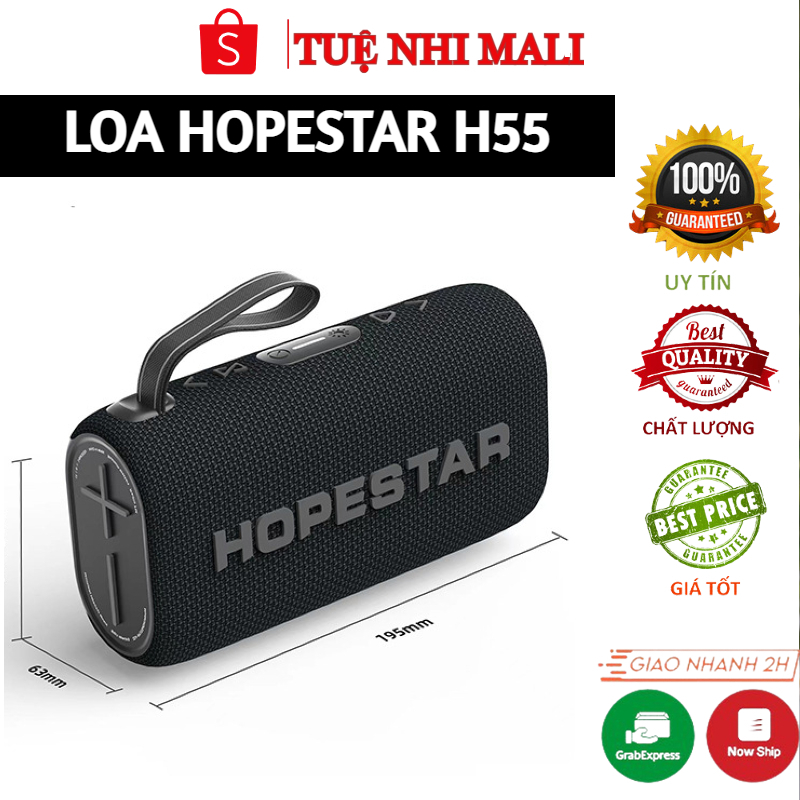 Loa Bluetooth Hopestar H55. Loa Bluetooth H55 Công suất 12W, Dung Lượng ...