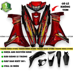 Dàn áo Sirius Đỏ Đen Candy kèm tem ghép (Xem mô tả)