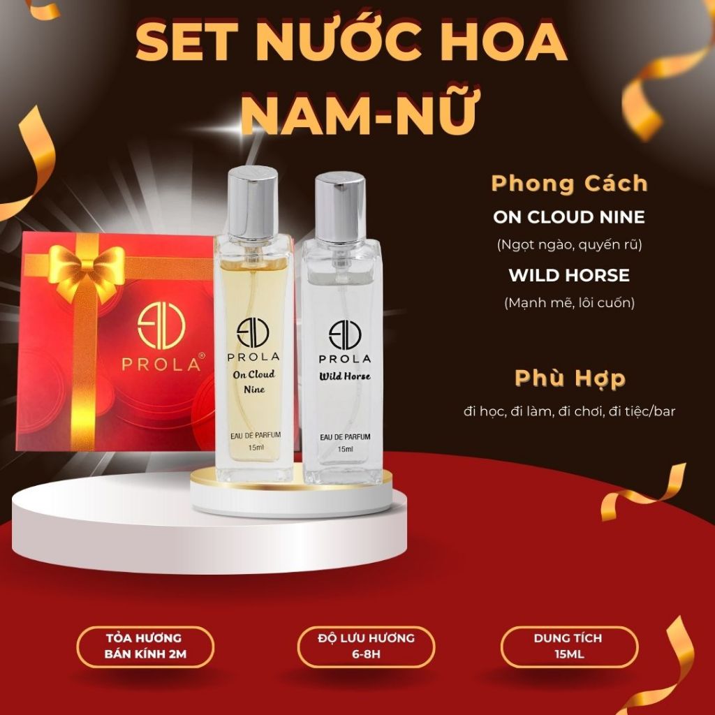 Ảnh Nước Hoa Nữ PROLA On Cloud Nine Mùi Hương Ngọt Ngào Tiểu Thư, Phong Cách Sang Trọng PL01 - 15ml 3