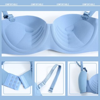 Áo ngực nữ không gọng mút dày 2cm đúc su mềm mịn mút bàn tay thông hơi King Shop A-820