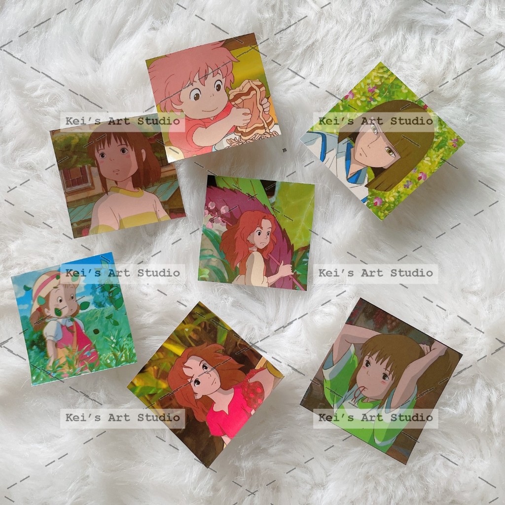 Set 35 - 50 cái tem niêm phong vuông 4cm freebies, gói đơn hàng