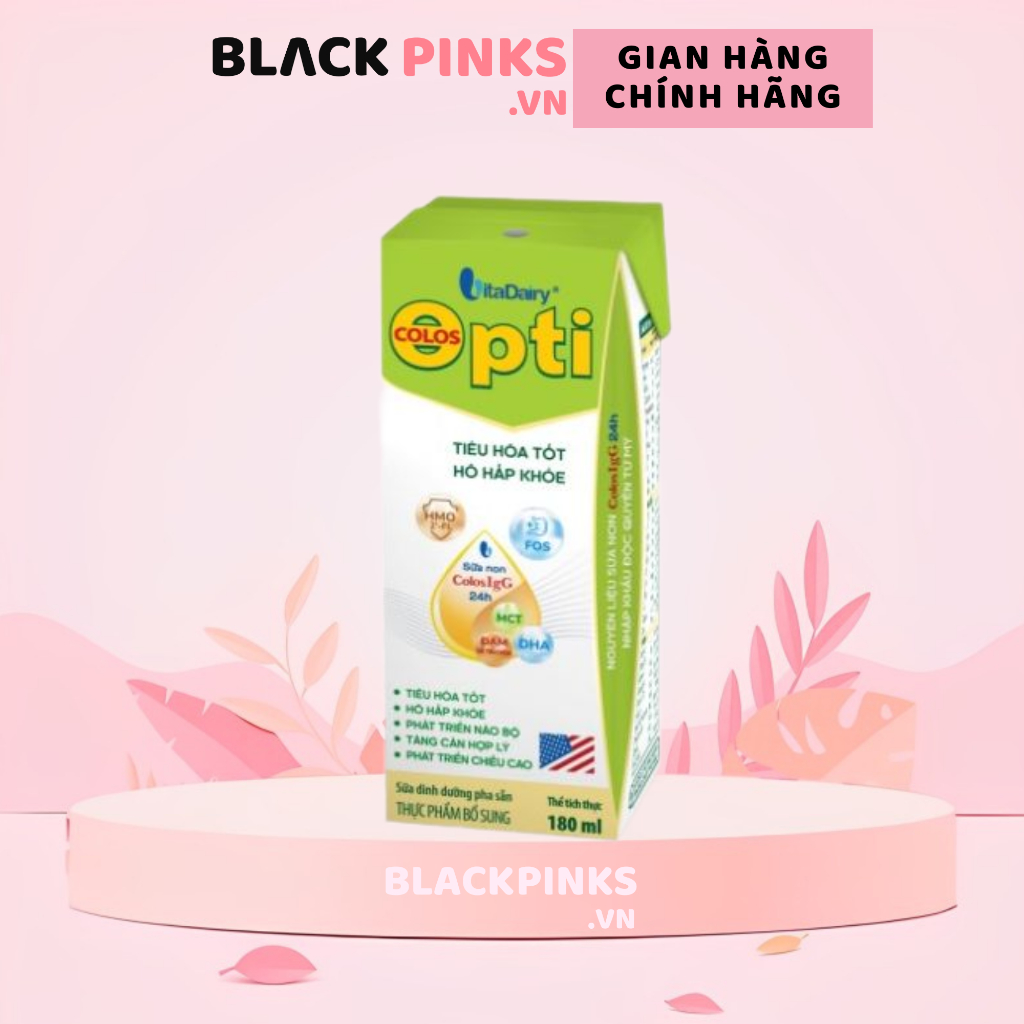 [Thùng] Sữa bột pha sẵn Colos Opti 110ml và 180ml (lốc 4 hộp) | Shopee ...