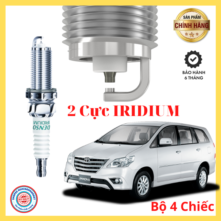 [Chính hãng] Bugi xe Innova bạch kim 2 cực Iridium Denso Japan | Shopee ...