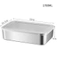 KHAY INOX BẢO QUẢN ĐỒ ĂN - Kích Thước 22-24CM, Tiện Lợi Cho Nhà Bếp