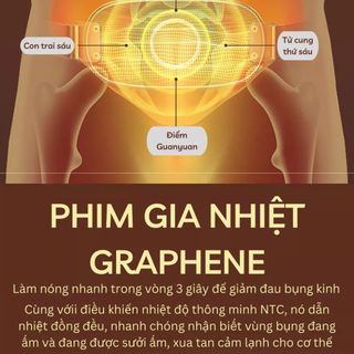 Đai Massage Bụng Kinh M28 Chườm Ấm Giảm Đau, Làm Ấm Bụng, Tử Cung Cho Phụ Nữ, Bảo Hành 24 Tháng