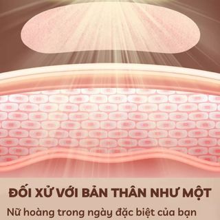 Đai Massage Bụng Kinh M28 Chườm Ấm Giảm Đau, Làm Ấm Bụng, Tử Cung Cho Phụ Nữ, Bảo Hành 24 Tháng