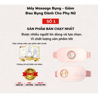 Đai Massage Bụng Kinh M28 Chườm Ấm Giảm Đau, Làm Ấm Bụng, Tử Cung Cho Phụ Nữ, Bảo Hành 24 Tháng