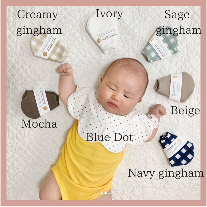 [MD54] Yếm cổ hoa Konny cho bé yêu NGÔ KHOAI MỲ