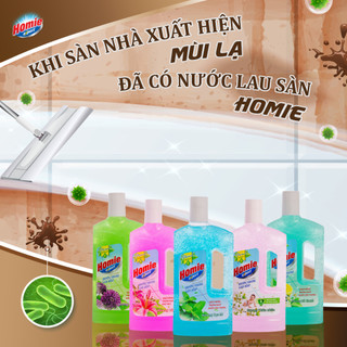 Nước Lau Sàn HOMIE EXPERT Hương Thiên Nhiên