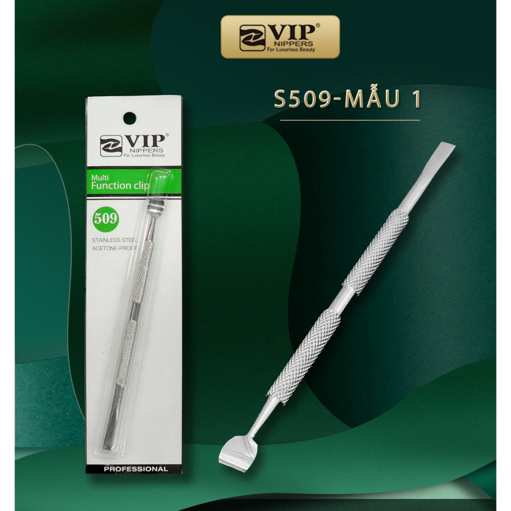 Cây Cạo Gel (sủi da / chấm bi) Inox VIP S-509
