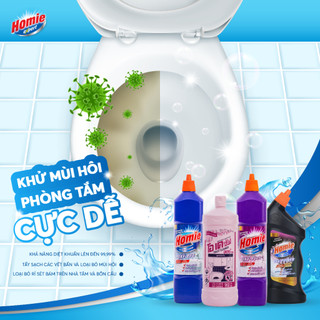 Dung Dịch Tẩy Rửa Toilet HOMIE EXPERT Nhiều Mùi Hương