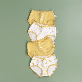 [TGCC set 4 quần] Quần chip xuất khẩu, quần chip bé gái tam giác chất liệu cotton cao cấp mềm mát size 10-44kg Maruka