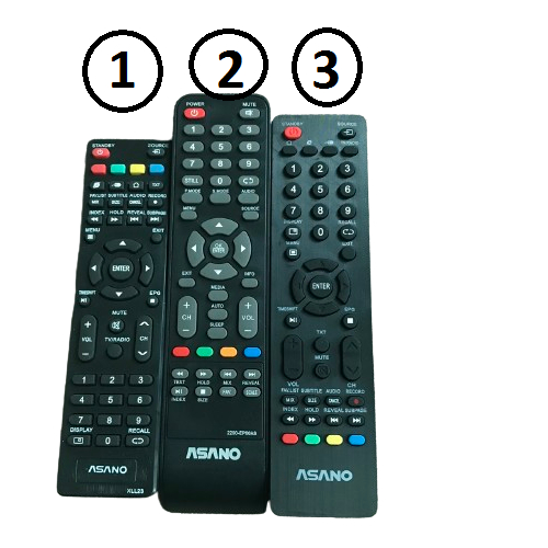 Điều khiển tivi asano, Remote TV asano dòng smart LED hàng tốt | Shopee ...