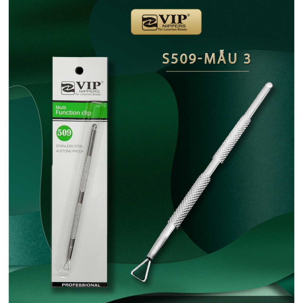 Cây Cạo Gel (sủi da / chấm bi) Inox VIP S-509