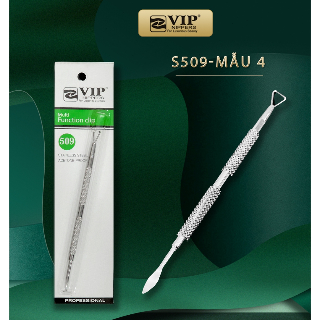 Cây Cạo Gel (sủi da / chấm bi) Inox VIP S-509