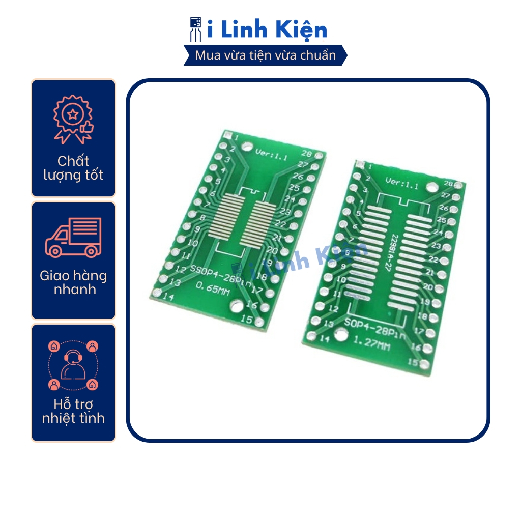 PCB chuyển đổi từ SOP28-DIP28 loại tốt | Shopee Việt Nam