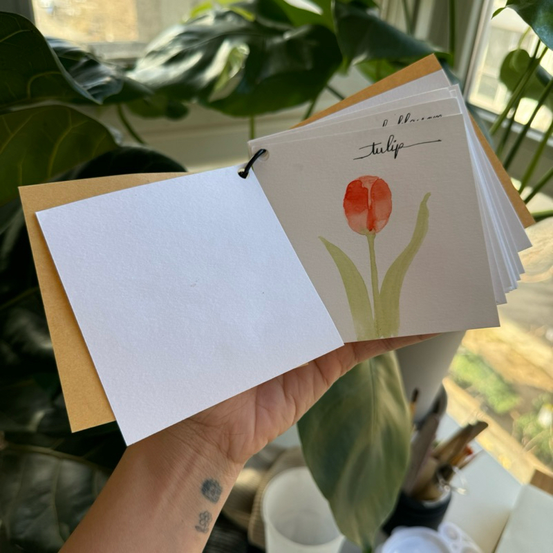 Sổ tay HandMade mini 10x10cm dùng để vẽ tranh | Shopee Việt Nam