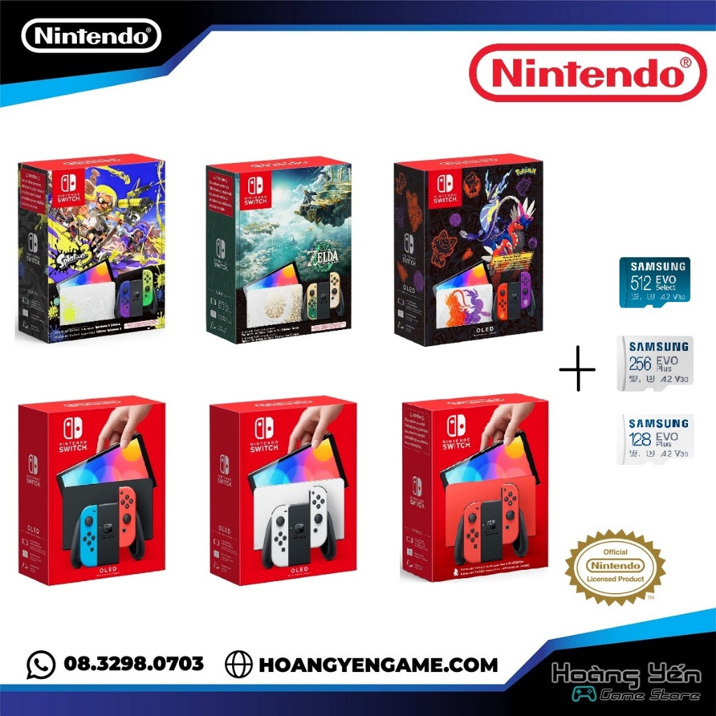 Máy Nintendo Switch Oled Hack 512GB/ 256GB và 1TB Shopee Việt Nam