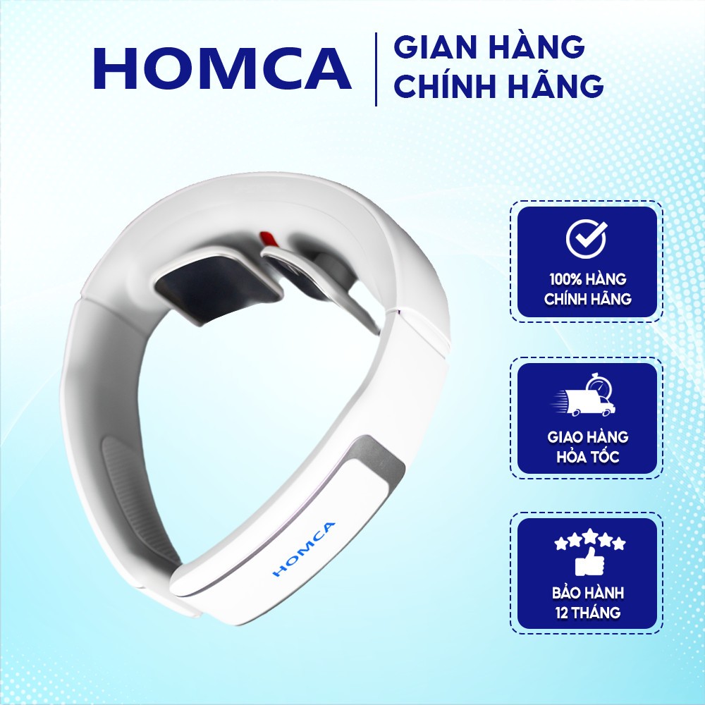 Ảnh Máy massage cổ HOMCA P7, massage cổ điện xung thế hệ mới 6 chế độ, có điều khiển từ xa 2