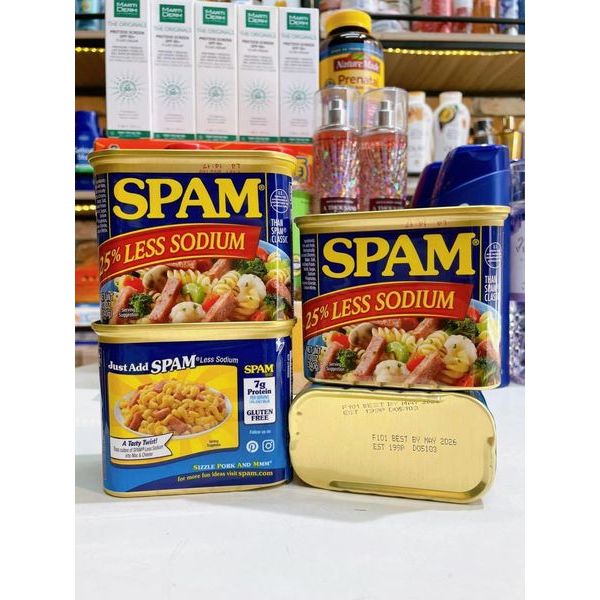 Thịt hộp Spam Less Sodium | Shopee Việt Nam