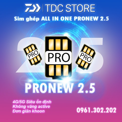 [ProNew 2023] Sim ghép Pro New 2.5 | Shopee Việt Nam