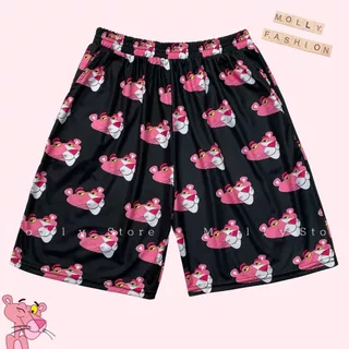 Quần short hoạt hình Unisex BST04 | Quần đùi nam nữ mặc nhà Freesize 38-65kg Molly Store