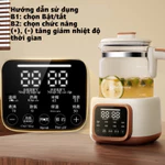 Máy Đun Nước Pha Sữa Đa Năng Mamahome - Khử Clo - Cài Đặt Nhiệt Độ - Giữ Ấm - Bảo hành chính hãng 24 tháng — ảnh 2