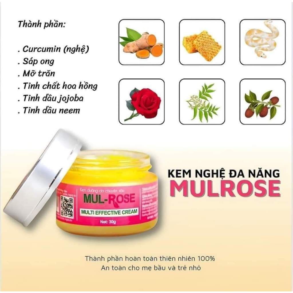 Ảnh Kem Nghệ Đa Năng Mulrose 30g 3