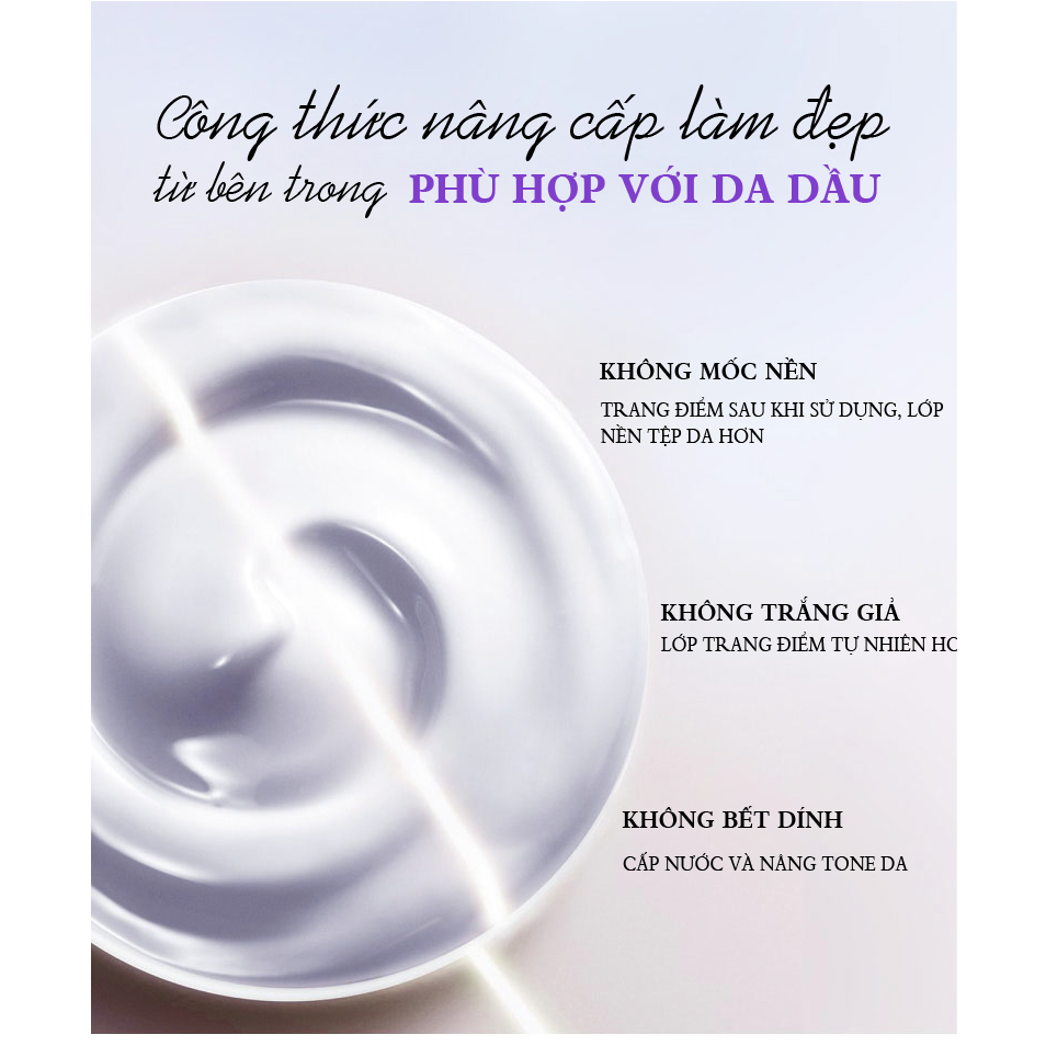 Kem lười đa năng HEXZE  dạng tuýp 50g, kem dưỡng cấp ẩm, sáng da, nâng tone da, che khuyết điểm