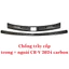 Ốp chống trầy cốp carbon xe Honda Crv 2023-2024, Mẫu hợp kim carbon ,Chống xước, chống trượt hiệu quả