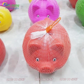 Heo lợn nhựa tiết kiệm giúp bé giữ tiền ngày tết