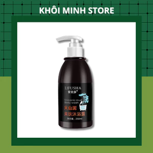Gel Tắm Toàn Thân 250ml Chiết Xuất Bùn Núi Lửa Dưỡng Ẩm Làm Trắng Da