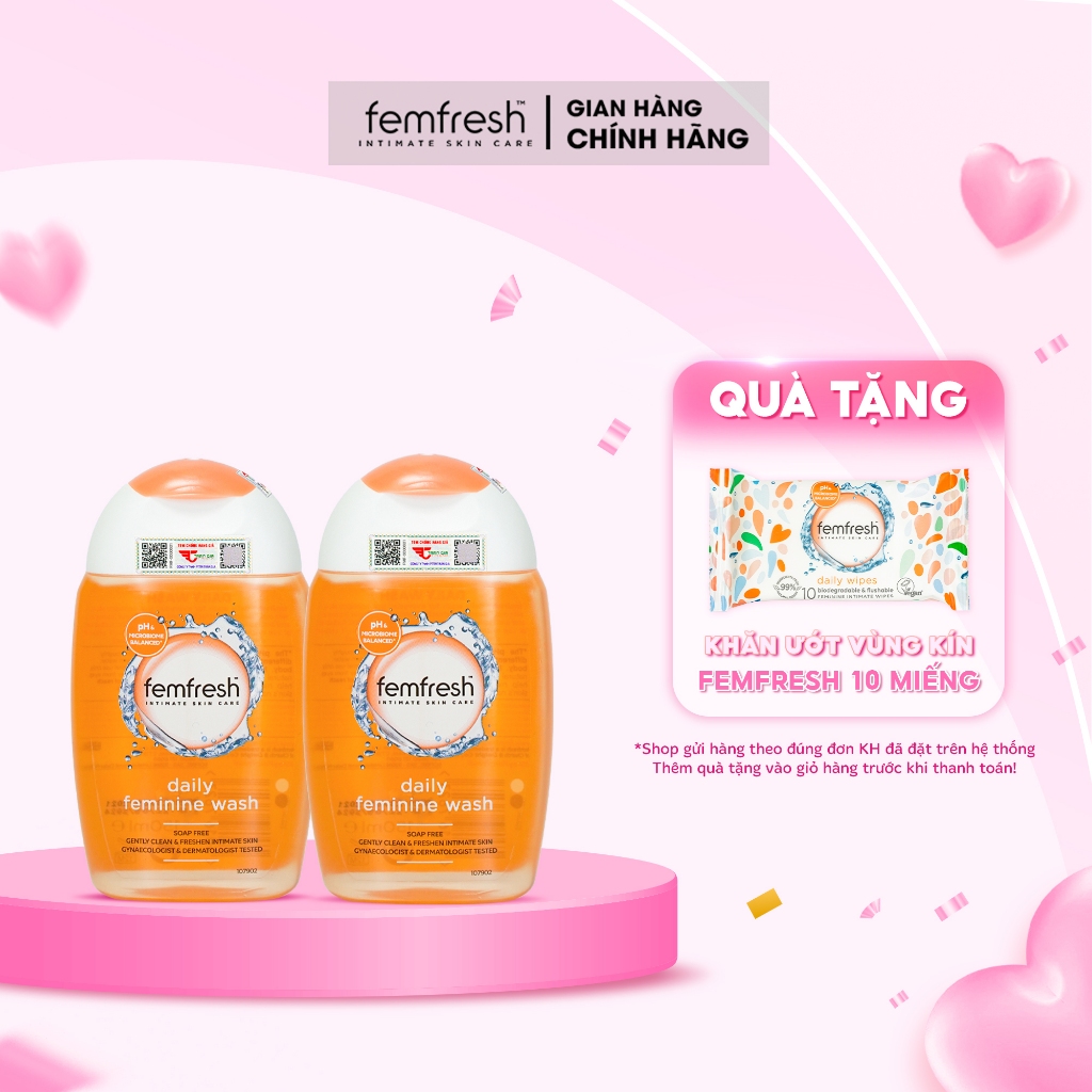 Ảnh Combo 2 Dung Dịch Vệ Sinh Phụ Nữ Làm Sạch Vùng Kín Fremfresh Daily Intimate Wash 150ml 1