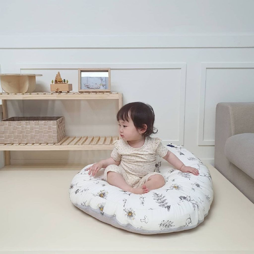 Ảnh Elava Combo gối chống trào ngược cho bé sơ sinh, 100% bông Huvis kháng khuẩn 2