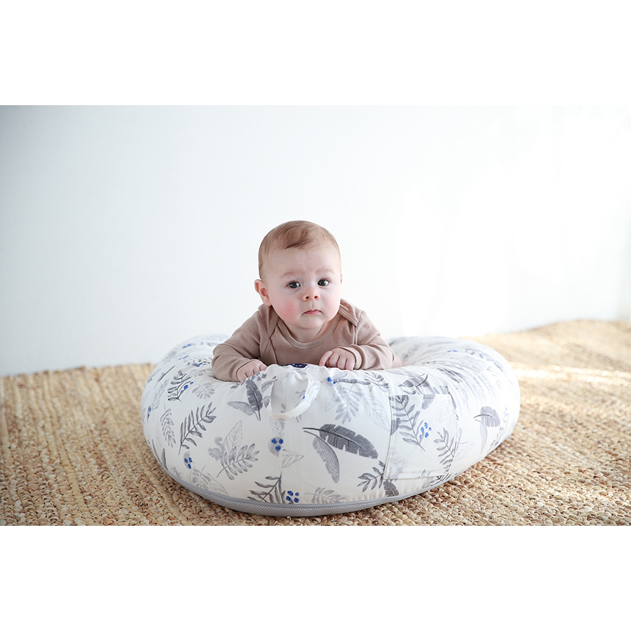 Ảnh Elava Combo gối chống trào ngược cho bé sơ sinh, 100% bông Huvis kháng khuẩn 4