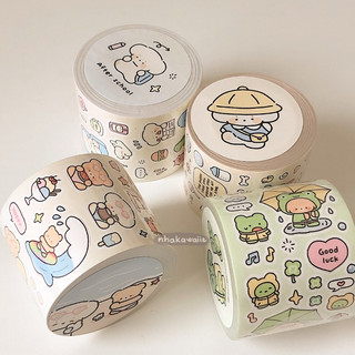 Sticker mini dạng cuộn trang trí toploader, đồ dùng cuộn 5M