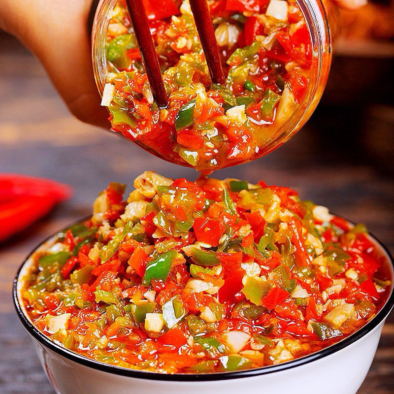 Ớt chưng Hồ Nam hũ 280gr ăn kèm cơm,cháo, bún.