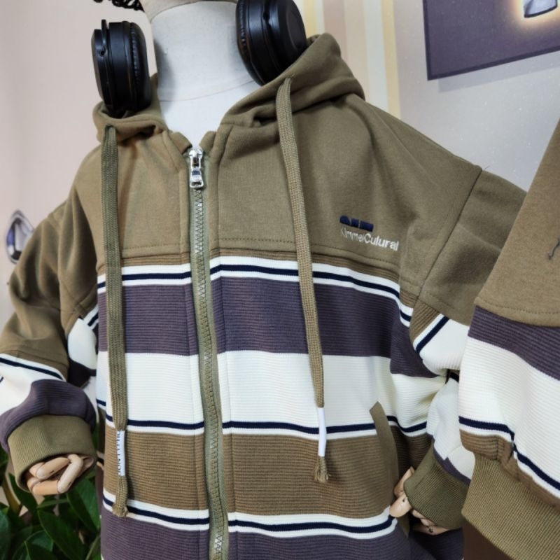 Áo khoác hoodie KẺ RÊU cho bé hàng QCCC size từ 18-43kg( cao dưới 1m43)