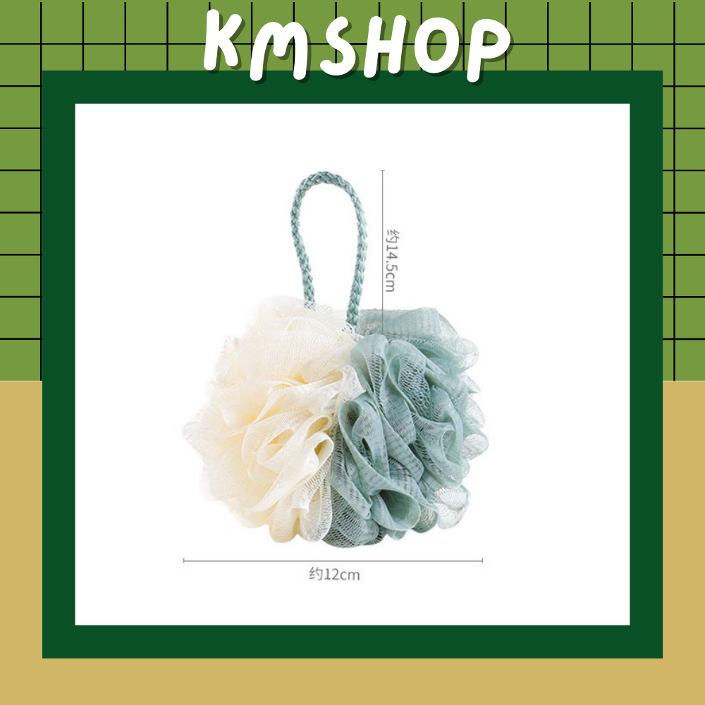 Bông Tắm Dạng Tròn Size 20*20cm Siêu Mềm Mịn, bông tắm lưới tạo bọt