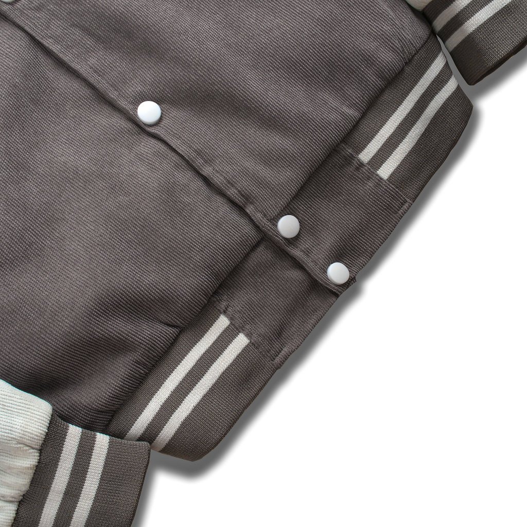 Áo khoác bomber varsity jacket Meowist Signature - Grey