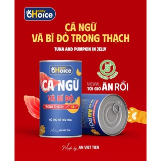 Pate Happy Choice Lon 400g, Pate Cho Mèo Từ Thịt Cá Tươi 100%