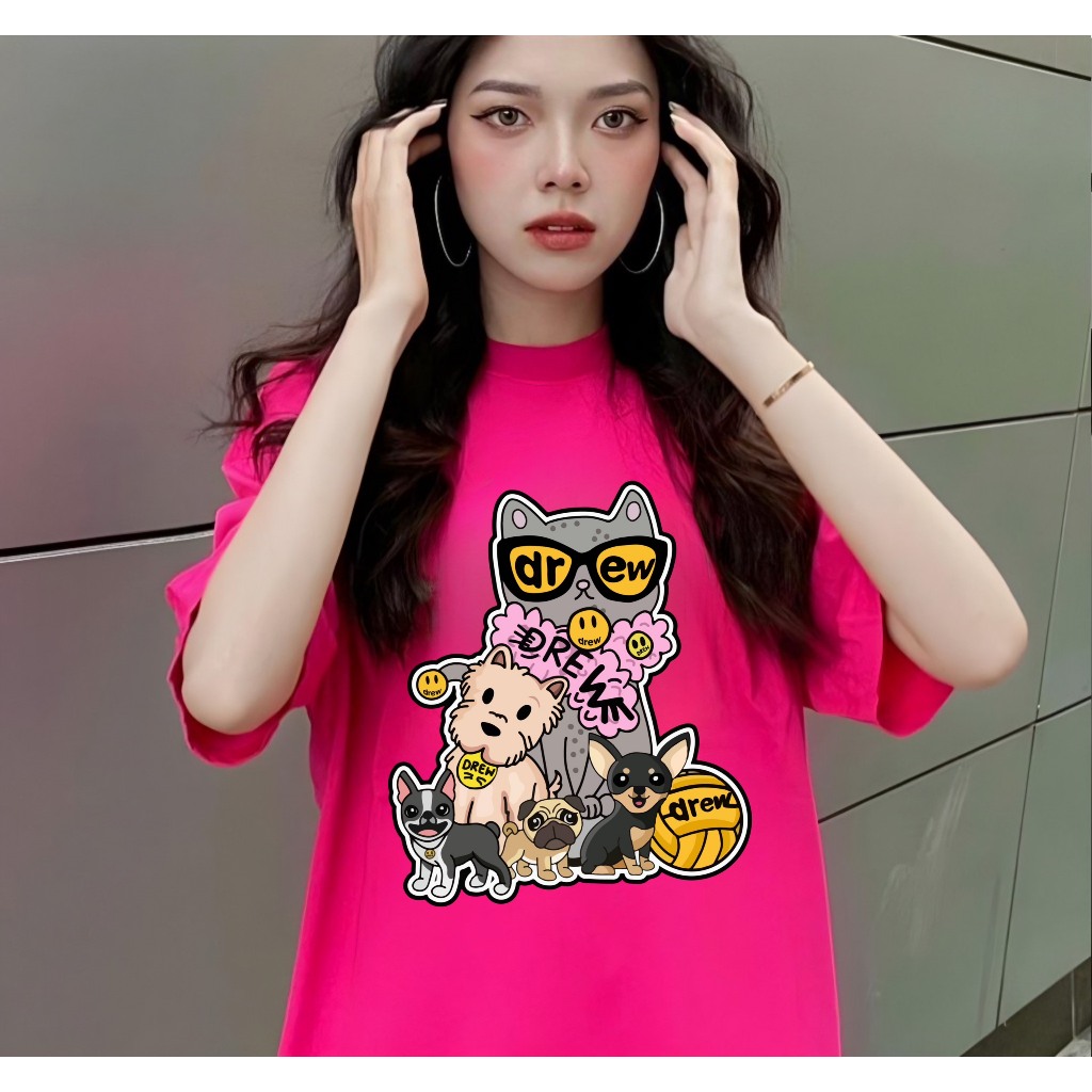 [VẢI 250 GSM] Áo Thun Mặt Cười Nhiều Màu Unim Store Vải Cotton Cao Cấp Co Giãn 2 Chiều - AP8