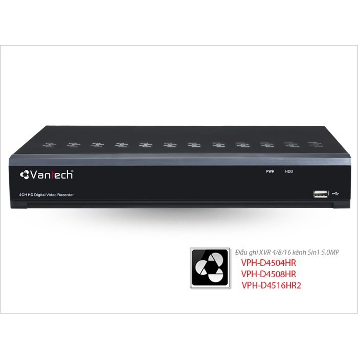 Đầu Ghi Hình 4 Kênh 5 In 1 VANTECH VPH-D4504HR